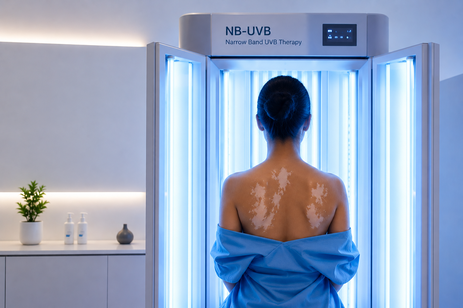 Narrow Band UVB phototherapy unit for vitiligo care